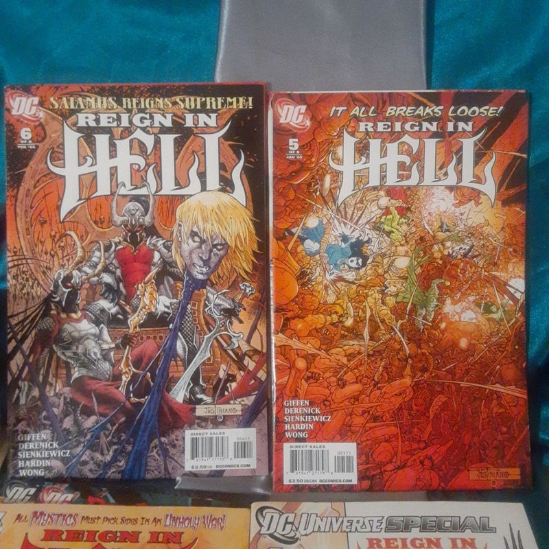Reign in Hell DC Comics 2,3,4,5,6,7,8, special comic lot