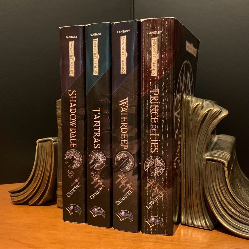 Forgotten Realms: Avatar Series 1-4: Shadowdale, Tantras, Waterdeep, Prince of Lies, Reprint Editions