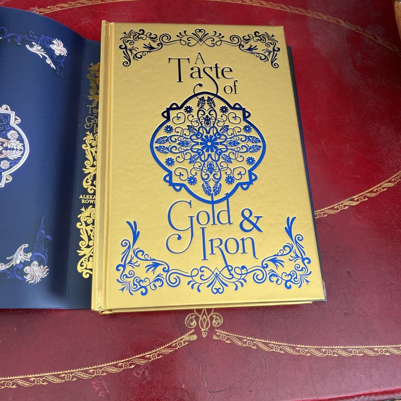 Bookish Box Lux Exclusive A Taste of Gold and Iron