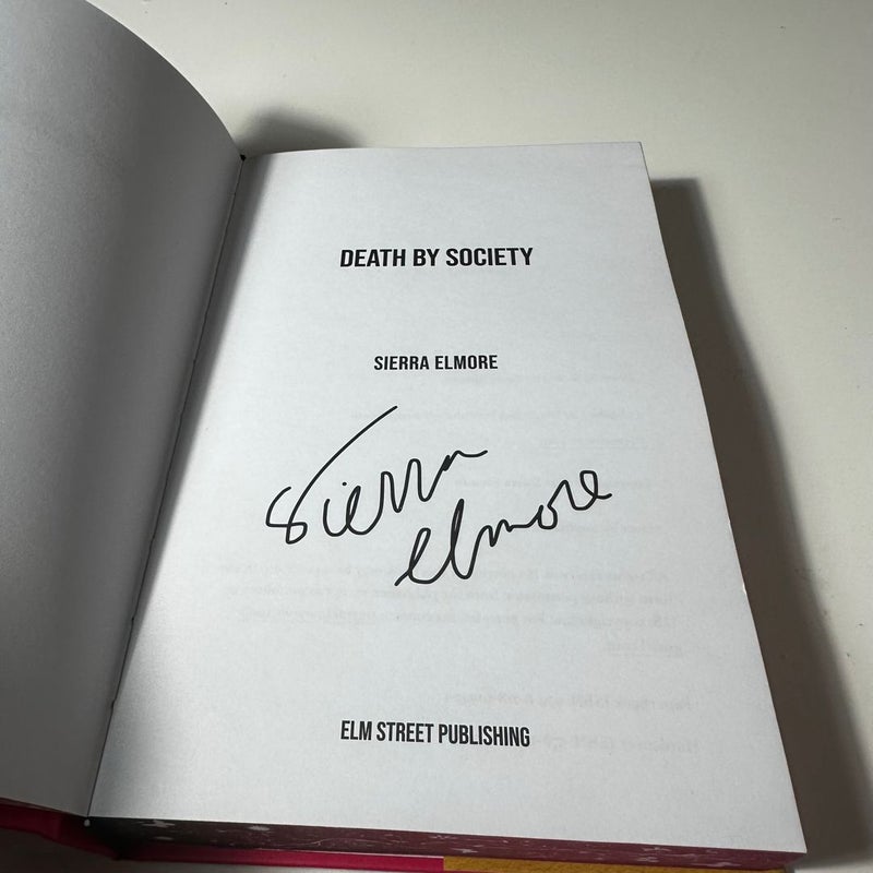 Death by Society (Signed sprayed edges Unplugged Book box edition)