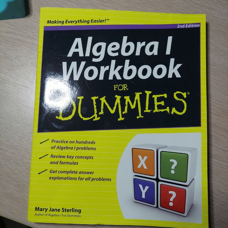 Algebra I Workbook for Dummies®