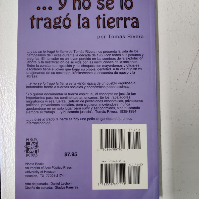 Y No Se lo Tragó la Tierra / and the Earth Did Not Devour Him