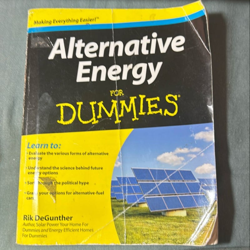 Alternative Energy for Dummies