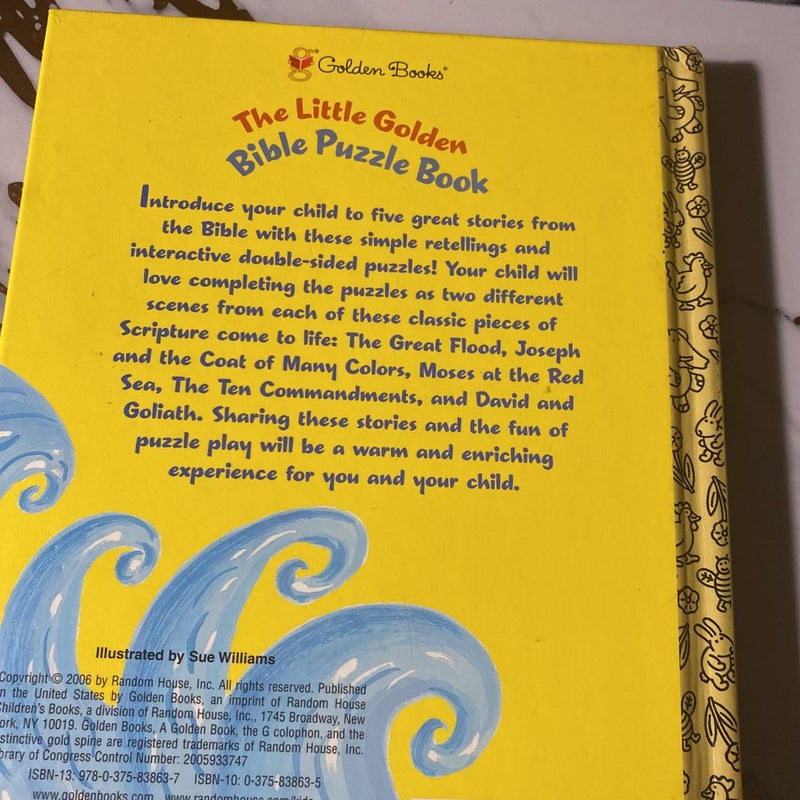 The Little Golden Bible Puzzle Book