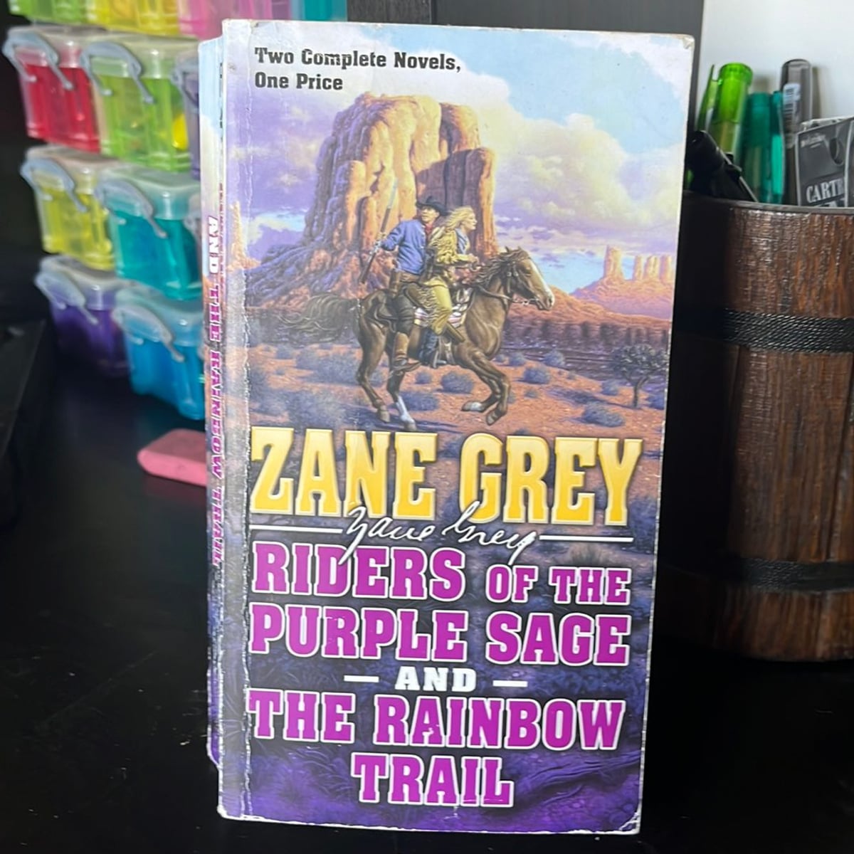 Riders of the Purple Sage and the Rainbow Trail by Zane Grey