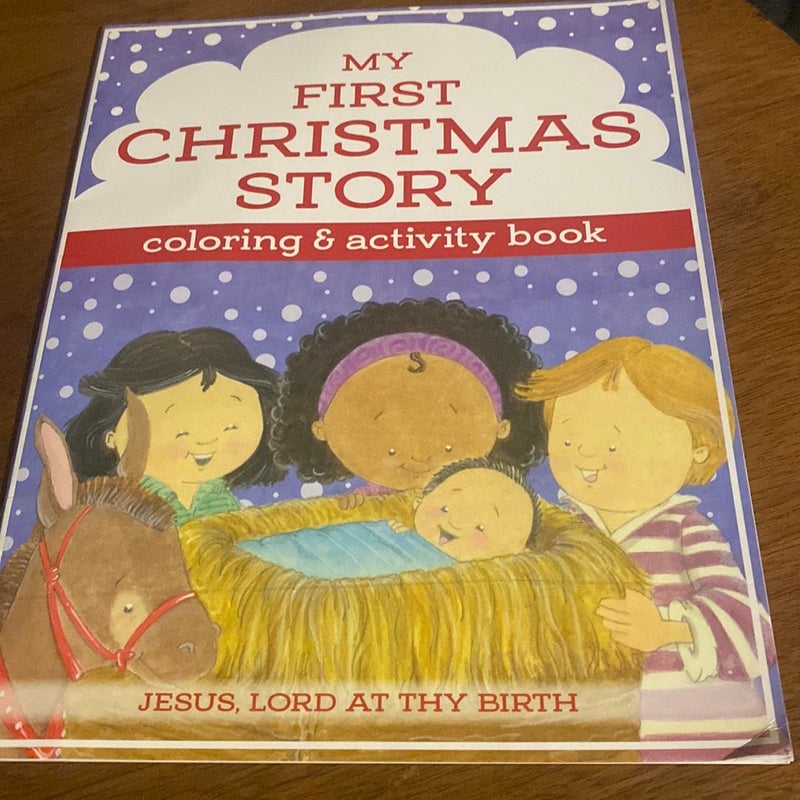 My First Christmas Story Coloring and Activity Book