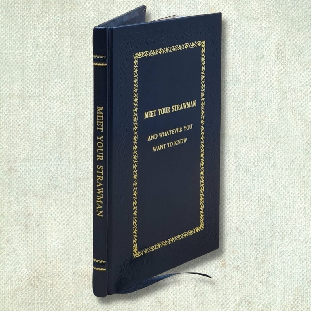 Meet your strawman LeatherBound Edition by David E.Robinson, Hardcover