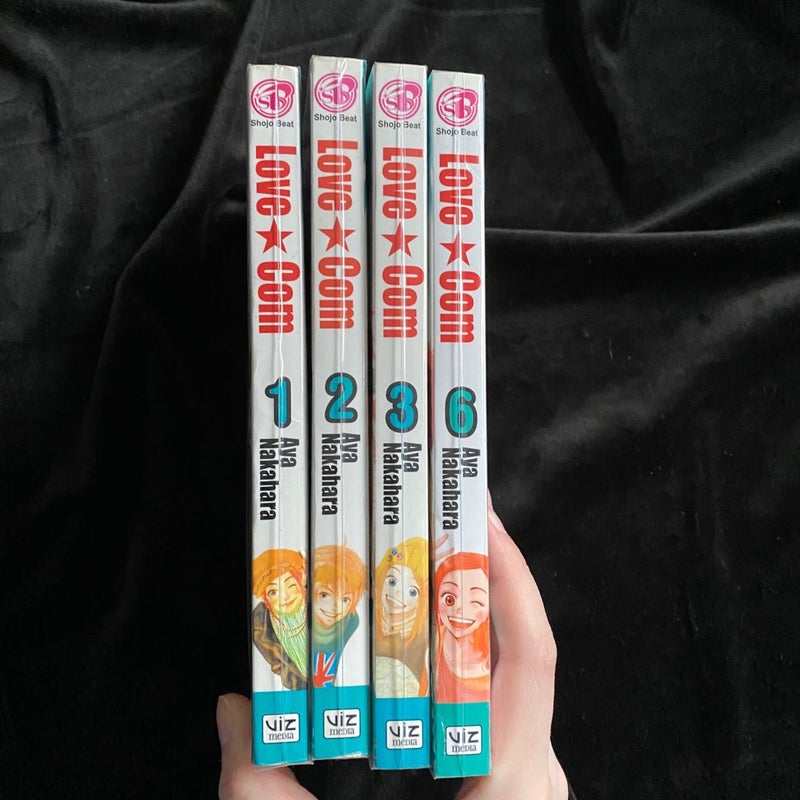 Love Com (Lovely Complex) Manga Vols 1-3 & 6 (oop)