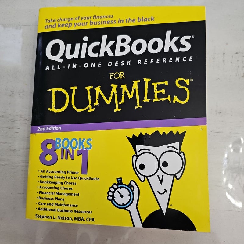 QuickBooks All-in-One Desk Reference for Dummies