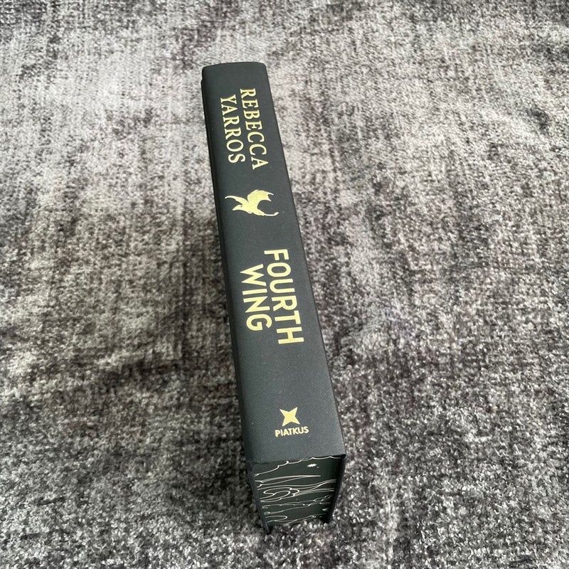 Fourth Wing Waterstones Sprayed edges **First Edition!**