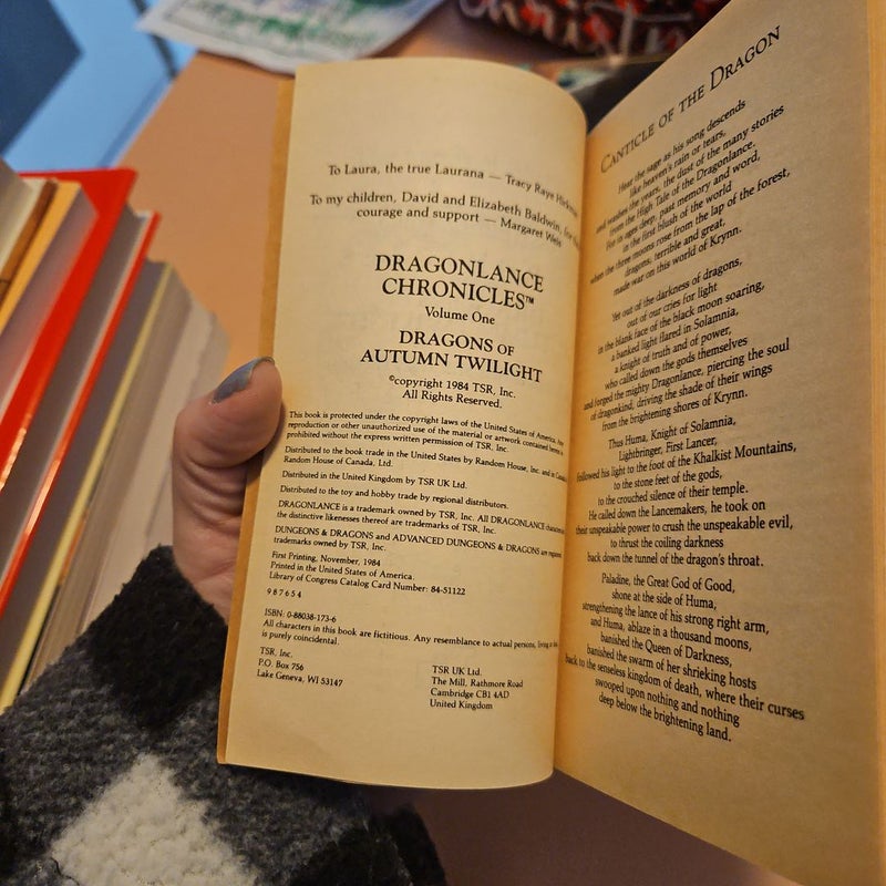 Dragons of Autumn Twilight *First Edition*