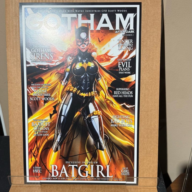 Gotham Batgirl Art Print DC Comics Signed