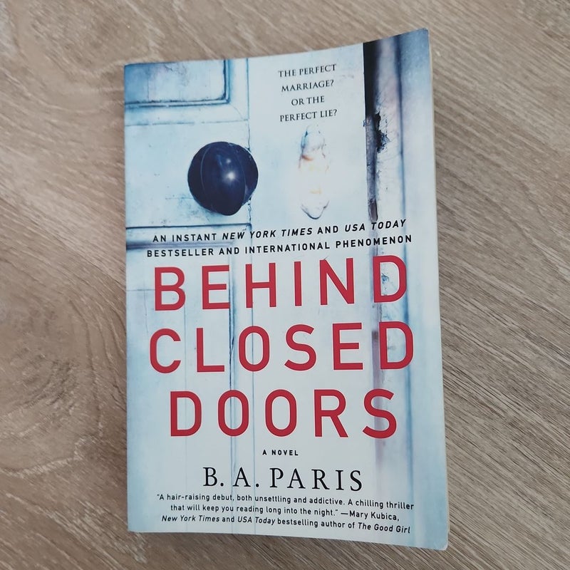 Behind Closed Doors by B.A. Paris