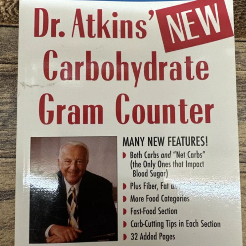 Dr. Atkins' New Carbohydrate Gram Counter