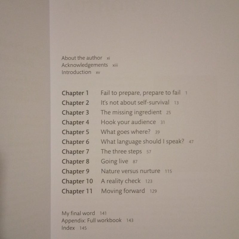 The Presentation Book
