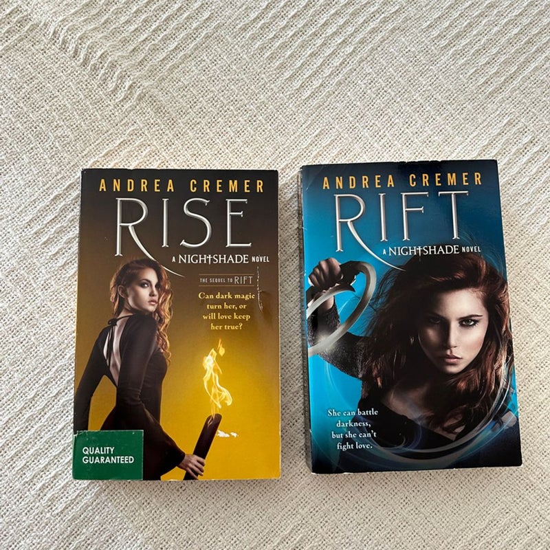 2 of books Rift & Rise