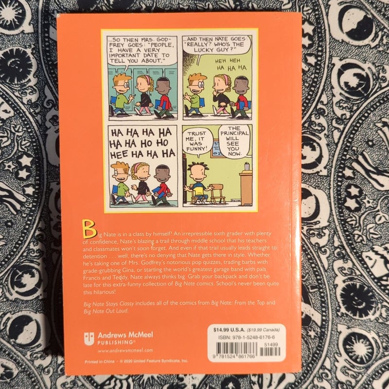 Big Nate Stays Classy by Lincoln Peirce, Paperback Pangobooks