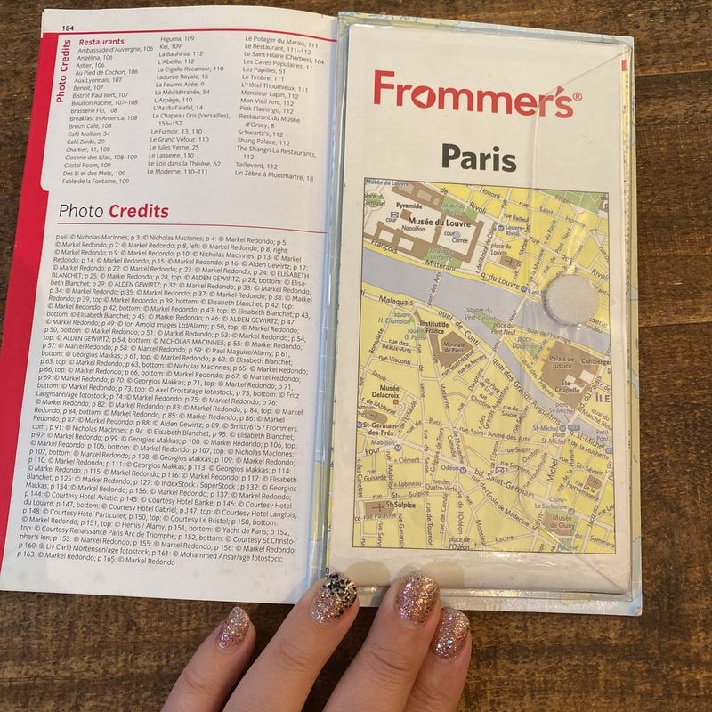 Frommer's Paris (map included) 
