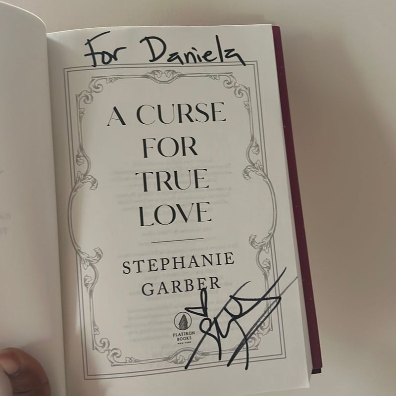 A curse for true love b&n exclusive signed