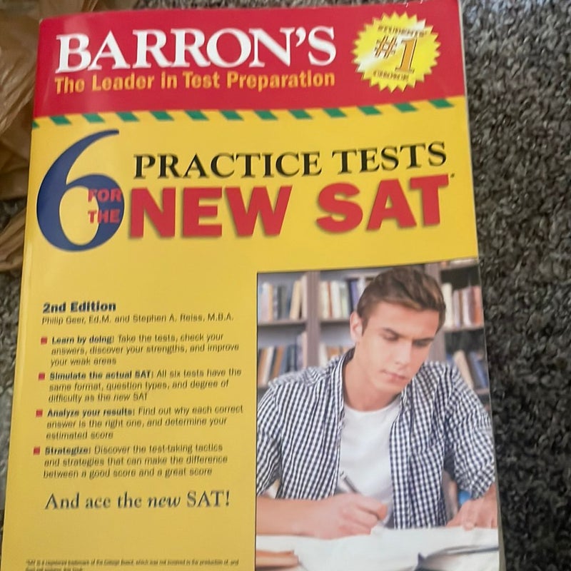 Barron's 6 Practice Tests for the New SAT