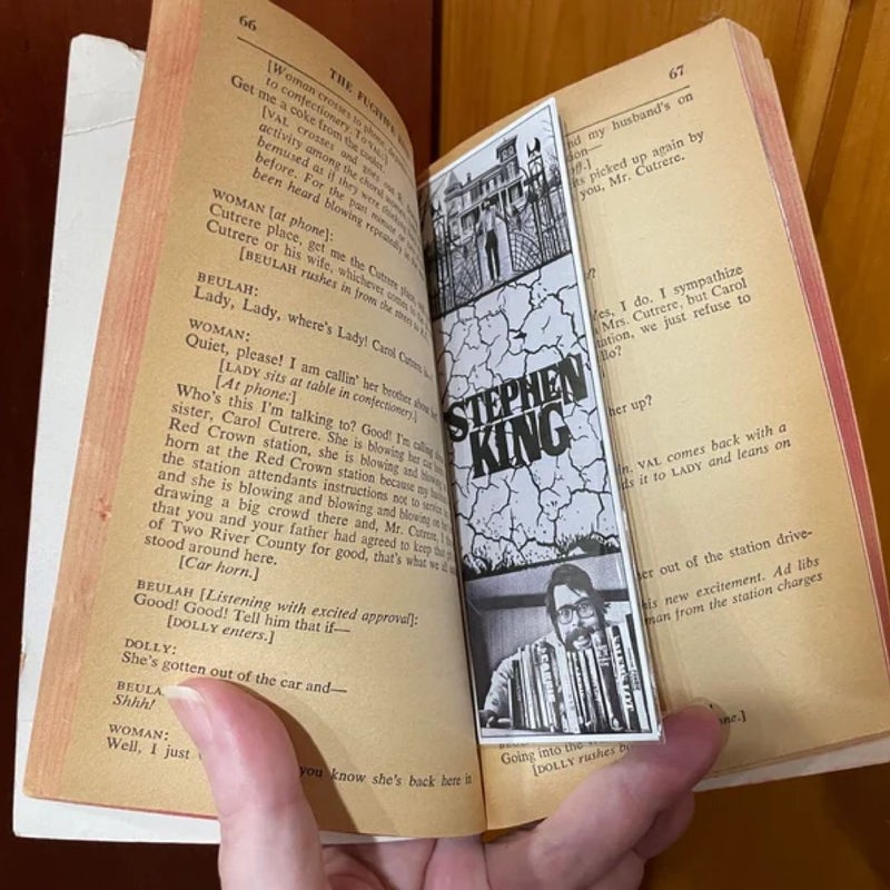 STEPHEN KING Handmade Bookmarks Gothic Author Series