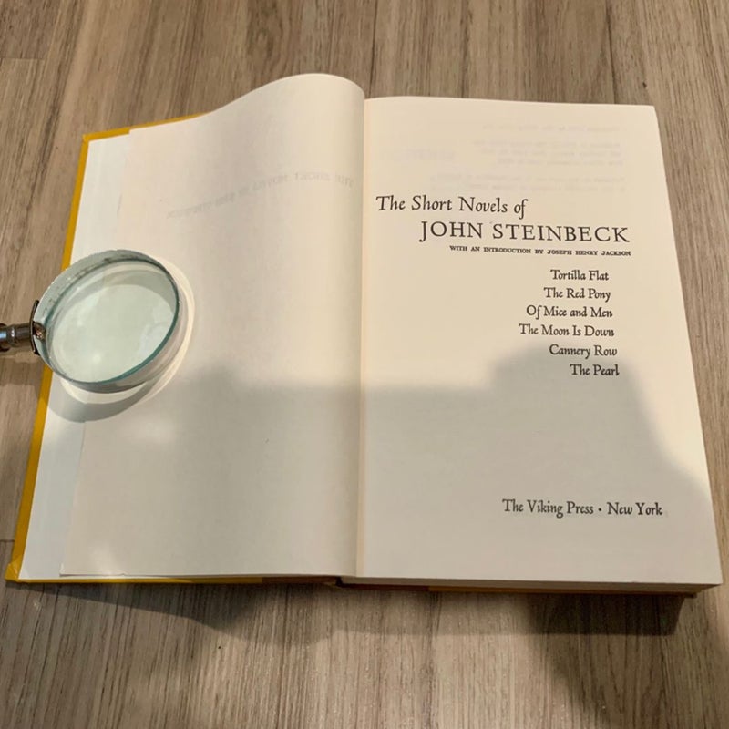 The Short Novels of John Steinbeck 