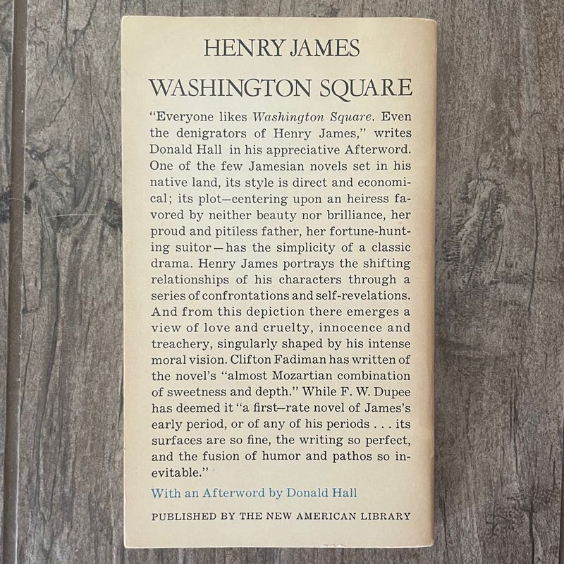 Washington Square (First Print)