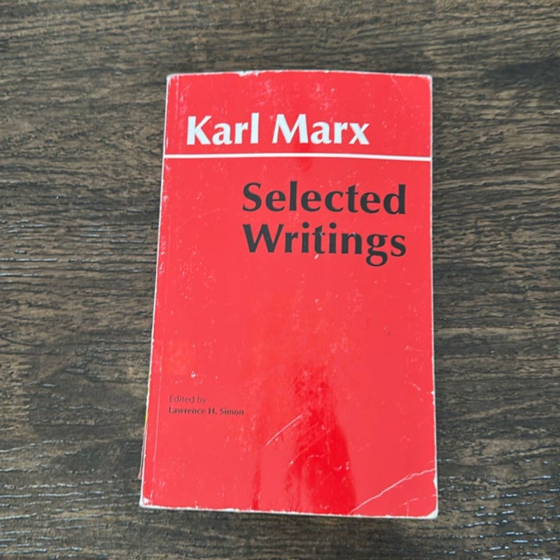 Marx: Selected Writings