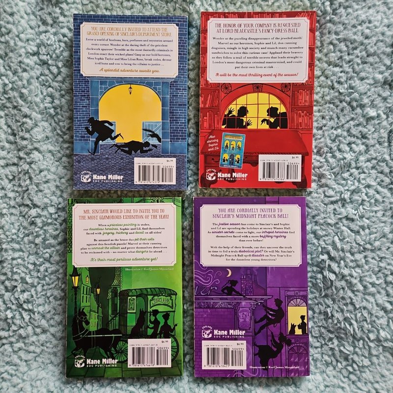 Sinclair Mysteries *COMPLETE SERIES* by Katherine Woodfine, Paperback ...