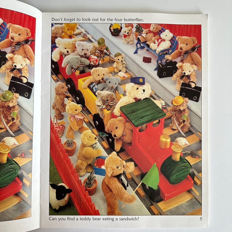 Usborne Picture Puzzles, Teddyland, Spot the Differences