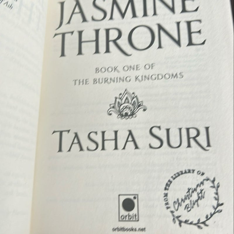 The Jasmine Throne (Hardcover Library Edition)
