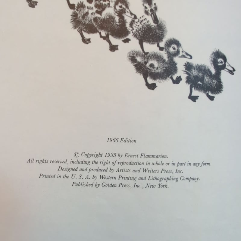 A Pere Castor Book, Ploof The Little Wild Duck