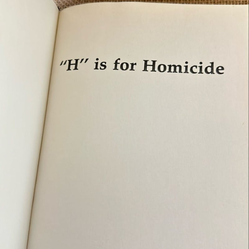 H Is for Homicide