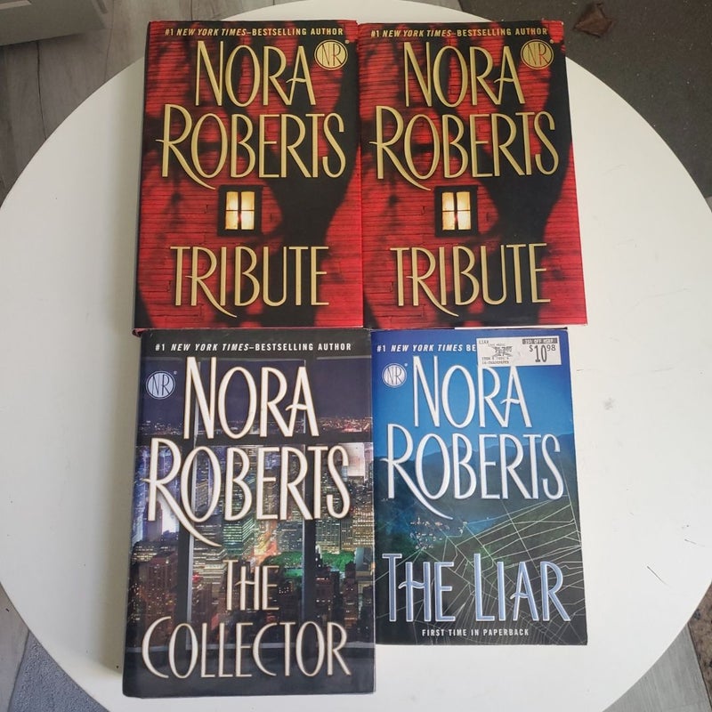 Nora Roberts Book Lot Of 4( 3 Hardcovers 1 Paperback