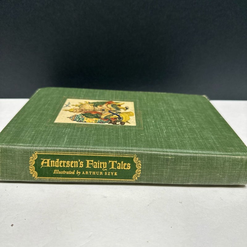 Vintage 1945 Andersen’s Fairy Tales  Color Illustrations