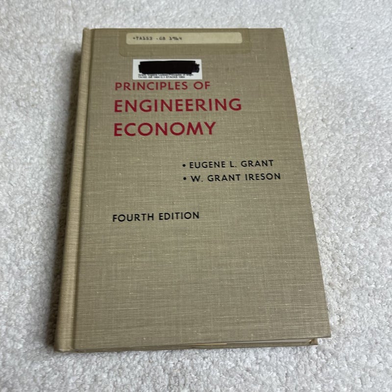 Principles of engineering economy 
