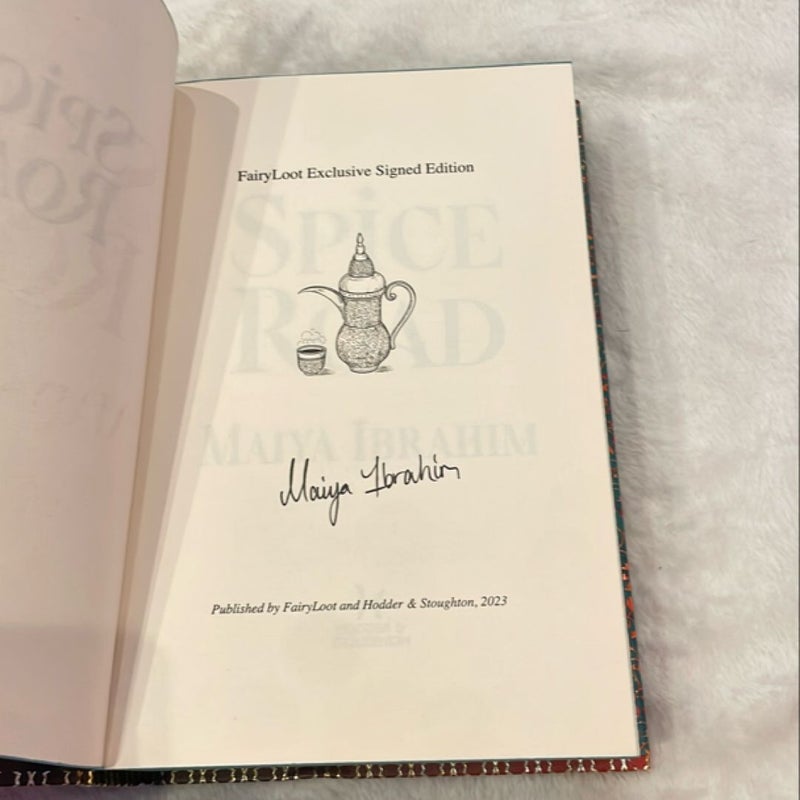 SIGNED Fairyloot Spice Road