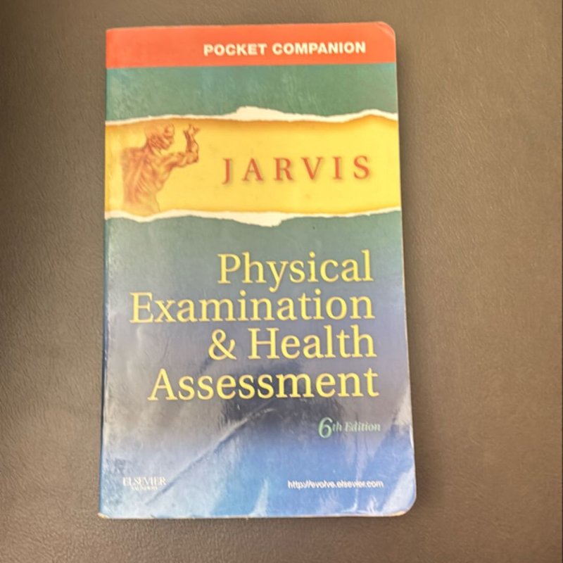 Pocket Companion for Physical Examination and Health Assessment by Carolyn Jarvis