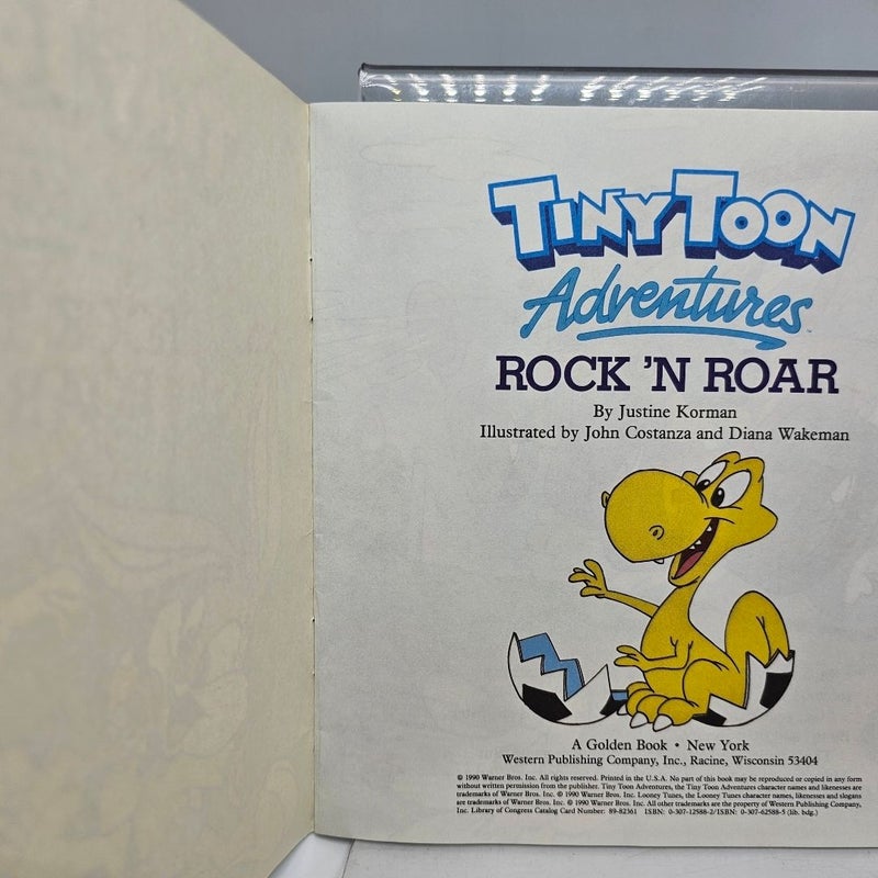 Tiny Toons Adventures Books Lot 2 Paperback  Hooray Hampton Rock Roar 1990