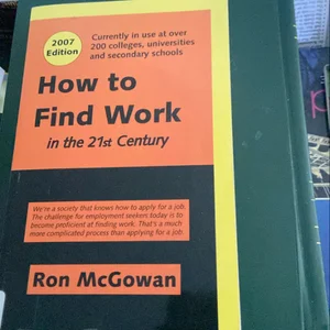 How to Find Work