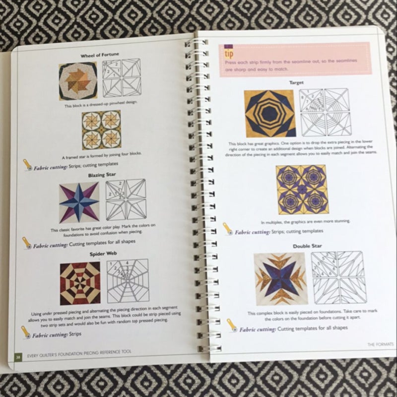 Every Quilter's Foundation Piecing Reference Tool