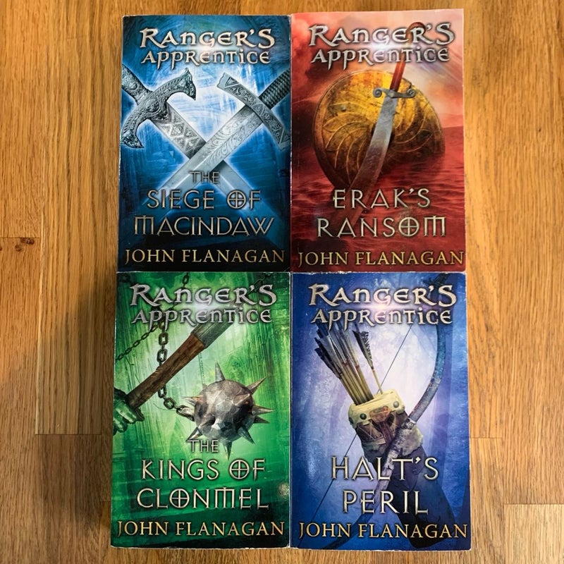 LOT OF 4 The Ranger’s Apprentice (Books 6-9)