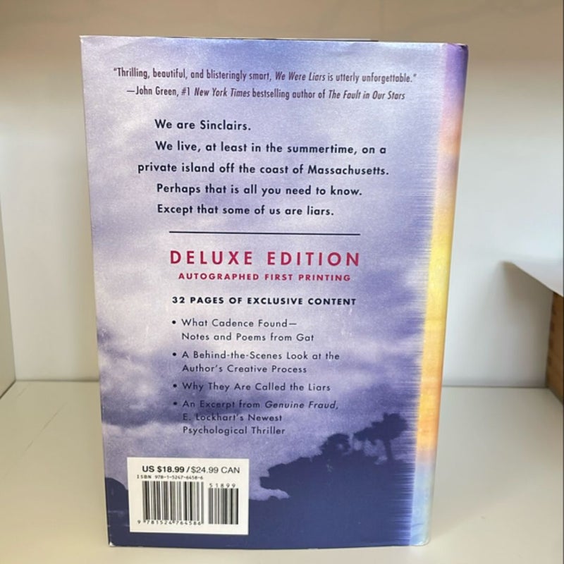 We Were Liars SIGNED Deluxe Edition