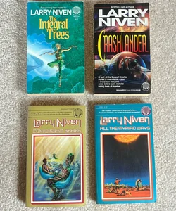 Larry Niven Set of 4 Vintage Books