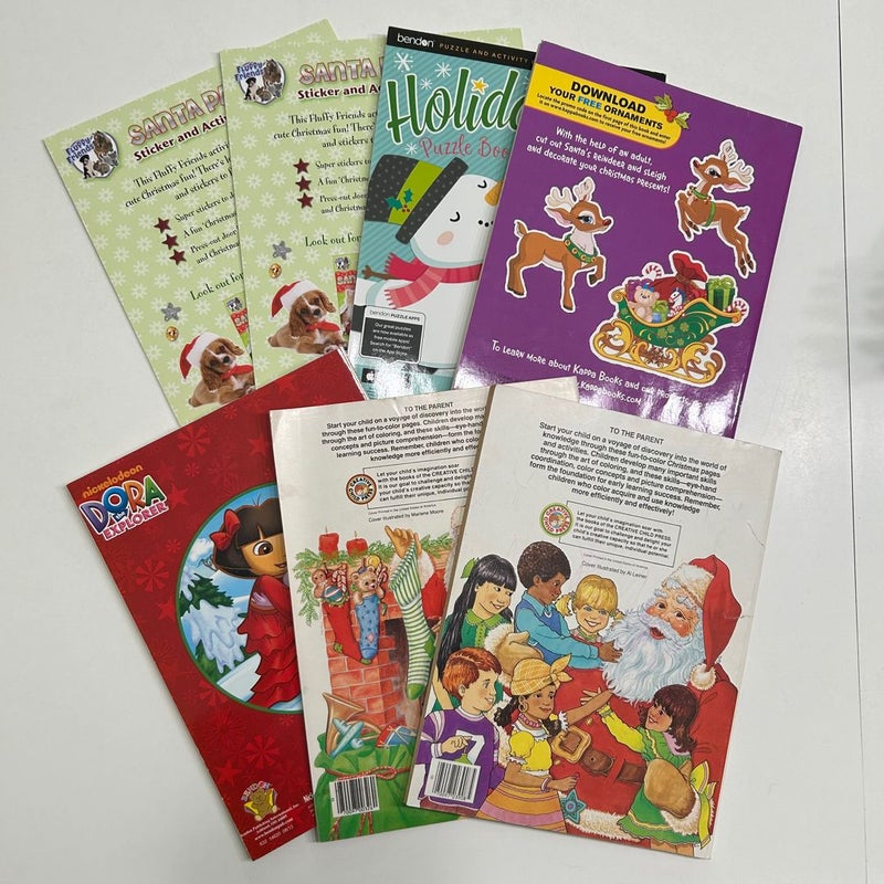 Christmas Kids Activity Books 