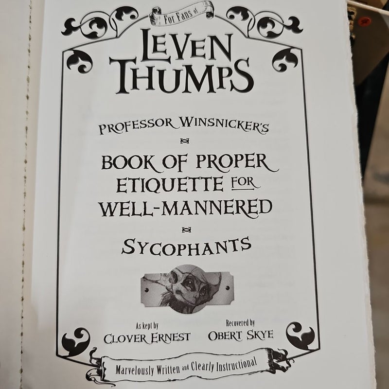 Professor Winsnicker's Book of Proper Etiquette for Well-Mannered Sycophants