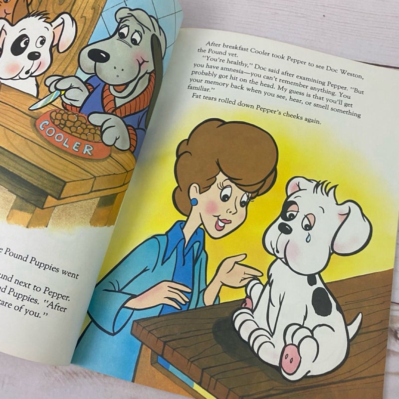 1986 Pound Puppies PB The Puppy Who Couldn’t Remember Golden Book 80s
