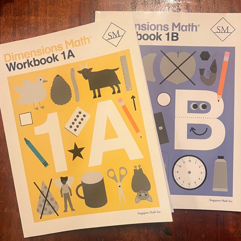 Dimensions Math Workbook 1A and 1B