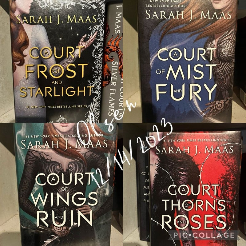 OG ACOTAR Hardcover Set plus B&N And/Or BAM Special Edition ACOSF by Sara J Maas, Hardcover