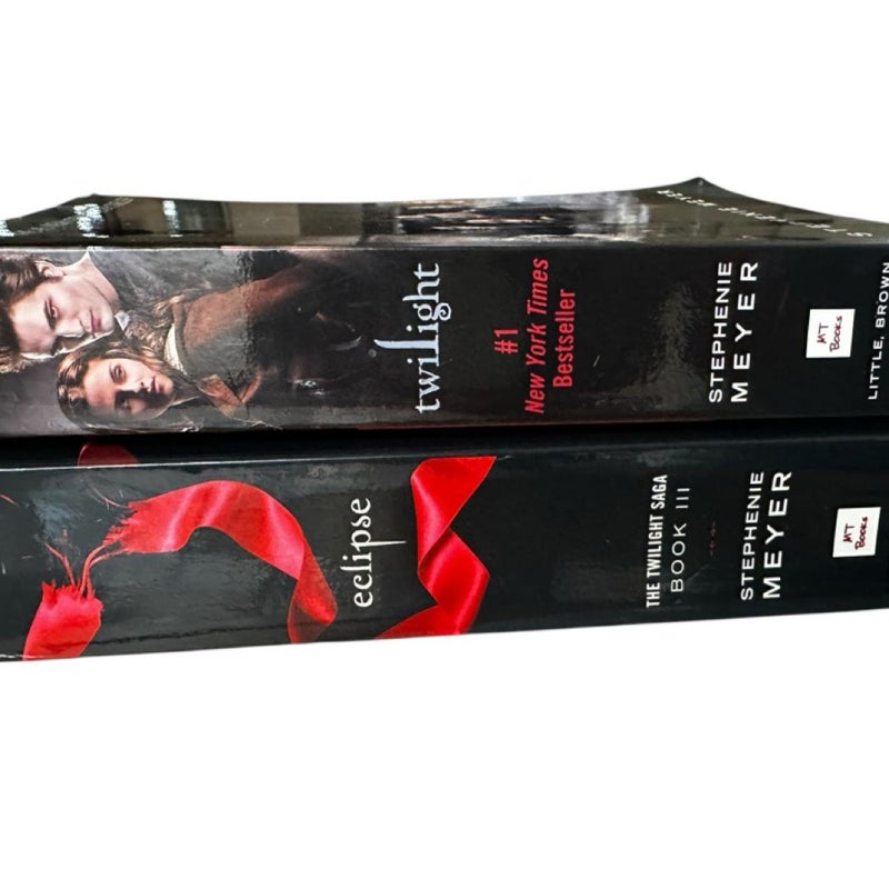 Lot of 2 Twighlight & Eclipse 